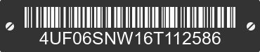 2006 ARCTIC CAT Arctic Cat 4UF06SNW16T112586 VIN decoded