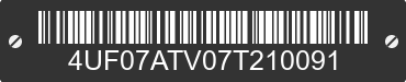 2007 ARCTIC CAT Arctic Cat 4UF07ATV07T210091 VIN decoded