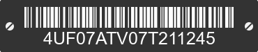 2007 ARCTIC CAT Arctic Cat 4UF07ATV07T211245 VIN decoded
