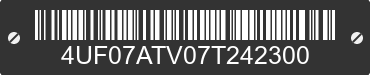 2007 ARCTIC CAT Arctic Cat 4UF07ATV07T242300 VIN decoded