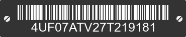 2007 ARCTIC CAT Arctic Cat 4UF07ATV27T219181 VIN decoded