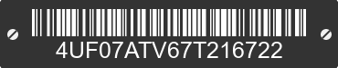 2007 ARCTIC CAT Arctic Cat 4UF07ATV67T216722 VIN decoded