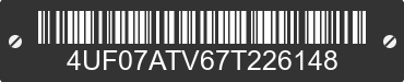 2007 ARCTIC CAT Arctic Cat 4UF07ATV67T226148 VIN decoded