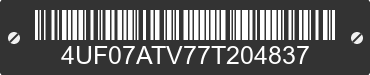 2007 ARCTIC CAT Arctic Cat 4UF07ATV77T204837 VIN decoded