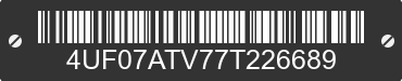 2007 ARCTIC CAT Arctic Cat 4UF07ATV77T226689 VIN decoded
