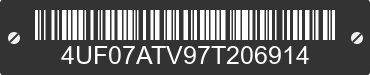 2007 ARCTIC CAT Arctic Cat 4UF07ATV97T206914 VIN decoded