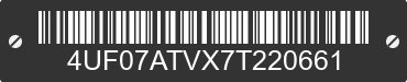 2007 ARCTIC CAT Arctic Cat 4UF07ATVX7T220661 VIN decoded