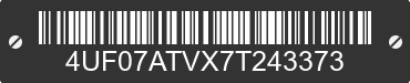 2007 ARCTIC CAT Arctic Cat 4UF07ATVX7T243373 VIN decoded