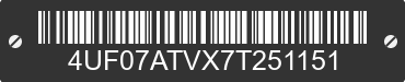 2007 ARCTIC CAT Arctic Cat 4UF07ATVX7T251151 VIN decoded