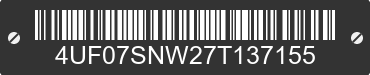 2007 ARCTIC CAT Arctic Cat 4UF07SNW27T137155 VIN decoded