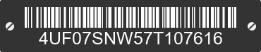 2007 ARCTIC CAT Arctic Cat 4UF07SNW57T107616 VIN decoded