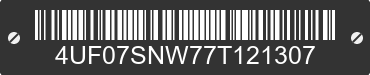 2007 ARCTIC CAT Arctic Cat 4UF07SNW77T121307 VIN decoded