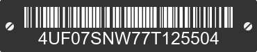 2007 ARCTIC CAT Arctic Cat 4UF07SNW77T125504 VIN decoded