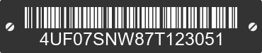 2007 ARCTIC CAT Arctic Cat 4UF07SNW87T123051 VIN decoded