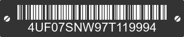 2007 ARCTIC CAT Arctic Cat 4UF07SNW97T119994 VIN decoded