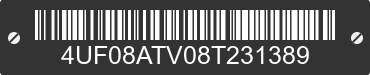 2008 ARCTIC CAT Arctic Cat 4UF08ATV08T231389 VIN decoded