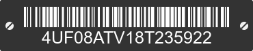 2008 ARCTIC CAT Arctic Cat 4UF08ATV18T235922 VIN decoded