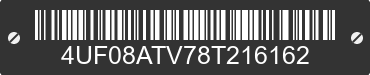 2008 ARCTIC CAT Arctic Cat 4UF08ATV78T216162 VIN decoded