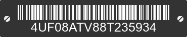 2008 ARCTIC CAT Arctic Cat 4UF08ATV88T235934 VIN decoded