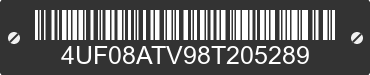 2008 ARCTIC CAT Arctic Cat 4UF08ATV98T205289 VIN decoded