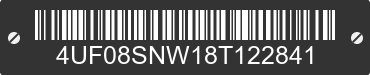 2008 ARCTIC CAT Arctic Cat 4UF08SNW18T122841 VIN decoded