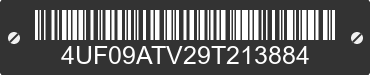 2009 ARCTIC CAT Arctic Cat 4UF09ATV29T213884 VIN decoded
