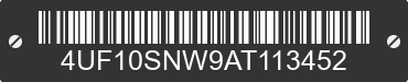 2010 ARCTIC CAT Arctic Cat 4UF10SNW9AT113452 VIN decoded