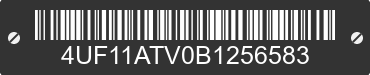2011 ARCTIC CAT Arctic Cat 4UF11ATV0B1256583 VIN decoded