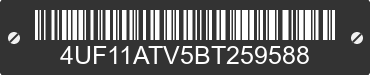2011 ARCTIC CAT Arctic Cat 4UF11ATV5BT259588 VIN decoded