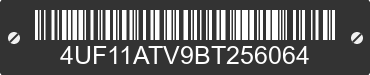 2011 ARCTIC CAT Arctic Cat 4UF11ATV9BT256064 VIN decoded