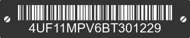 2011 ARCTIC CAT Arctic Cat 4UF11MPV6BT301229 VIN decoded