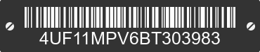 2011 ARCTIC CAT Arctic Cat 4UF11MPV6BT303983 VIN decoded