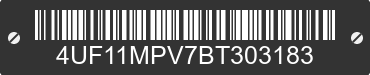 2011 ARCTIC CAT Arctic Cat 4UF11MPV7BT303183 VIN decoded