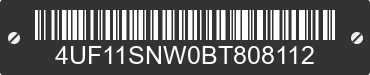 2011 ARCTIC CAT Arctic Cat 4UF11SNW0BT808112 VIN decoded