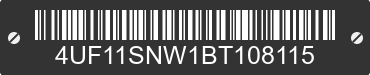 2011 ARCTIC CAT Arctic Cat 4UF11SNW1BT108115 VIN decoded