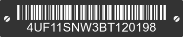 2011 ARCTIC CAT Arctic Cat 4UF11SNW3BT120198 VIN decoded