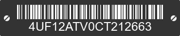 2012 ARCTIC CAT Arctic Cat 4UF12ATV0CT212663 VIN decoded