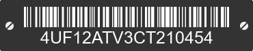 2012 ARCTIC CAT Arctic Cat 4UF12ATV3CT210454 VIN decoded