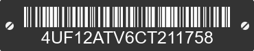 2012 ARCTIC CAT Arctic Cat 4UF12ATV6CT211758 VIN decoded