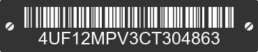 2012 ARCTIC CAT Arctic Cat 4UF12MPV3CT304863 VIN decoded