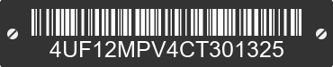 2012 ARCTIC CAT Arctic Cat 4UF12MPV4CT301325 VIN decoded