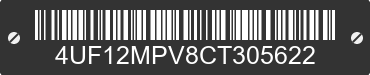 2012 ARCTIC CAT Arctic Cat 4UF12MPV8CT305622 VIN decoded