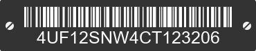 2012 ARCTIC CAT Arctic Cat 4UF12SNW4CT123206 VIN decoded