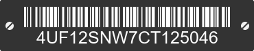 2012 ARCTIC CAT Arctic Cat 4UF12SNW7CT125046 VIN decoded