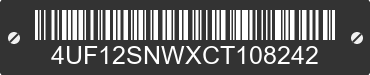 2012 ARCTIC CAT Arctic Cat 4UF12SNWXCT108242 VIN decoded