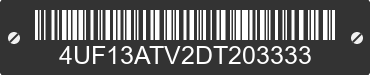 2013 ARCTIC CAT Arctic Cat 4UF13ATV2DT203333 VIN decoded