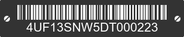 2013 ARCTIC CAT Arctic Cat 4UF13SNW5DT000223 VIN decoded