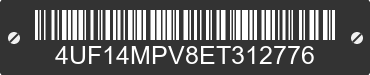 2014 ARCTIC CAT Arctic Cat 4UF14MPV8ET312776 VIN decoded