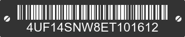 2014 ARCTIC CAT Arctic Cat 4UF14SNW8ET101612 VIN decoded