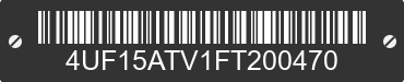 2015 ARCTIC CAT Arctic Cat 4UF15ATV1FT200470 VIN decoded